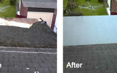 Can intense sunshine and hot weather damage a flat roof?